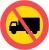 F5 Förbud mot trafik med last- och paketbil