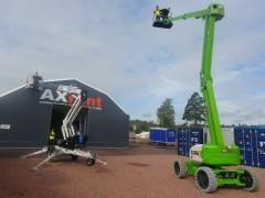 Sax, skylift & truckurser vid AXrent