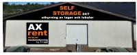 Nu även Varmlager / Self storage vid AXrent i Dalkarby