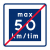 A8 Lågfartsväg upphör 50km/h