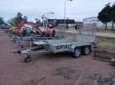 Släpvagn för maskintransport 2990kg, bromsad
