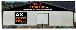 Nu även Varmlager / Self storage vid AXrent i Dalkarby